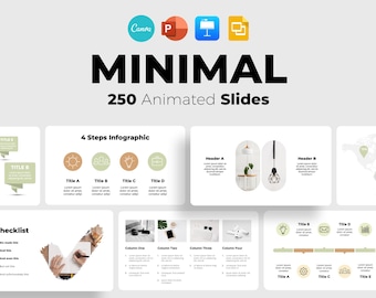 Minimal PowerPoint Presentation,Sleek Template,Clean Canva,Minimalistic Design,Basic Pitch Deck,Clear Infographic,Aesthetic Minimalist Slide