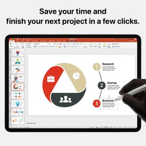 Easily edit PowerPoint presentation templates with vector infographics in just a few clicks. This image shows how effortlessly you can customize editable slides in PowerPoint. Perfect for creating a professional pitch deck, business reports, and marketing presentations. Fully animated slides with modern designs help you save time and enhance your workflow. Ideal for startups, agencies, and corporate projects.