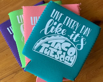 Taco Tuesday Can Cooler **free US shipping**