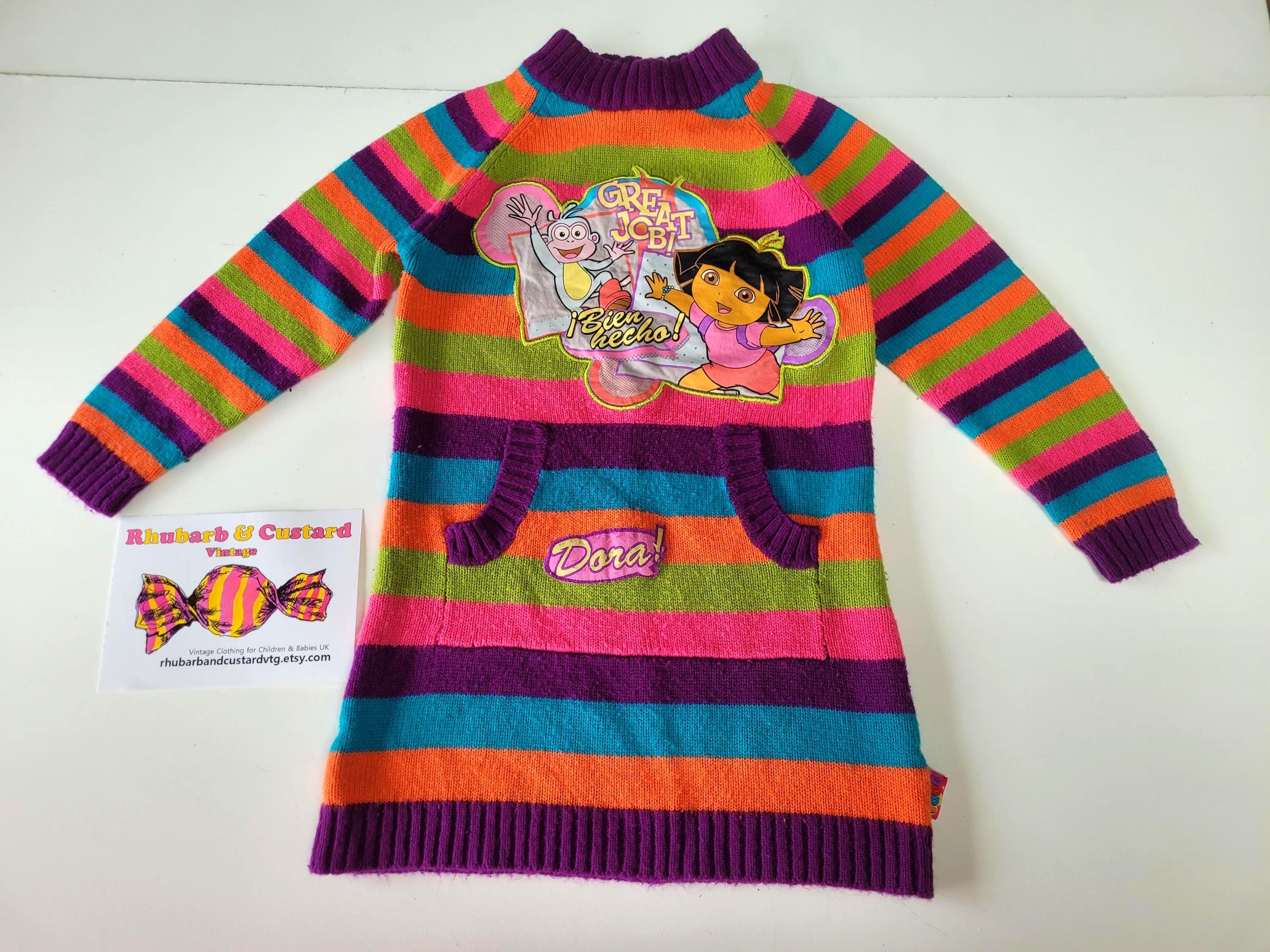 【未使用】apolina kids Dora dress 5-7y 체크앤도트