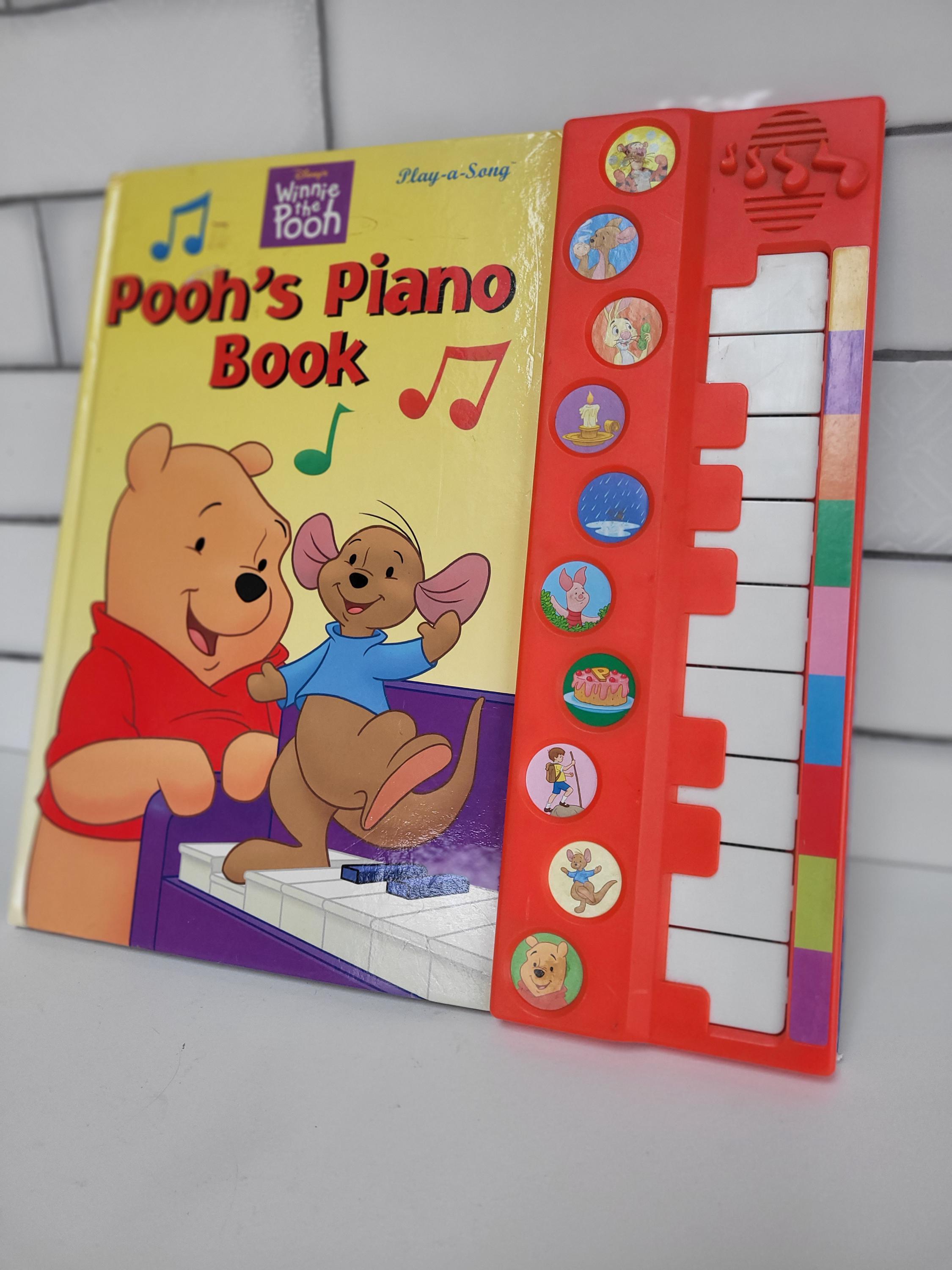 Vintage 2001 Winnie The Pooh Musical Board Book For Babies And Children vintage-2001-winnie-the-pooh-musical-board-book-for-babies-and-children