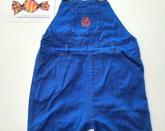 Vintage Y2K Short Denim Dungarees Denim Overalls Toddler Boy Girl Summer Jean Shortalls Romper 18-24 Months 2T