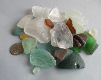 HAWAII sea glass from Sea Glass Beach in Kauai - Bulk Beach Glass - Assortment Sea Glass- Ocean Glass - Hawaii Special