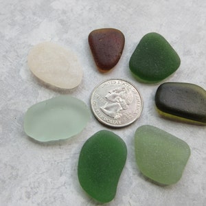 Choose Your Color Bulk Sea Glass Pieces Beach Glass Shards Assorted Colors Bezeling Pieces Loose Sea Glass image 6