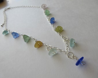 Genuine Sea Glass Jewelry -Sea Glass Necklace - Beach Glass Necklace - Beach Glass Jewelry-Prince Edward Island Sea Glass - Ocean Gifts