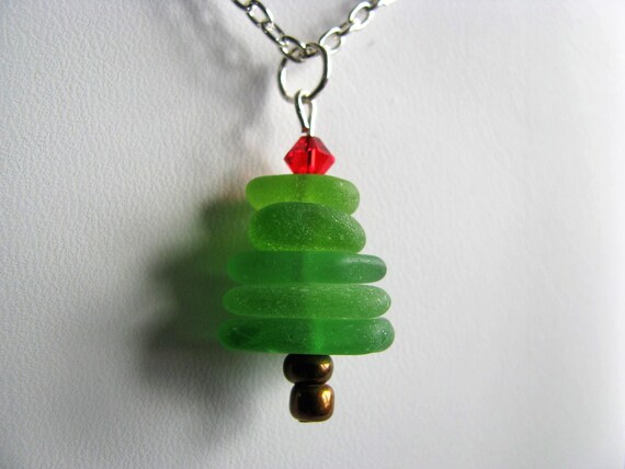 Ciondolo albero di Natale in vetro 8 cm trasparente 2 pezzi
