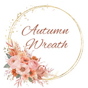 Clipart couronne de fleurs d'automne, cadre de fleurs d'automne aquarelle or, Illustrations florales d'automne PNG, bouquet d'automne, téléchargement des cliparts mariage