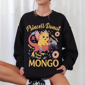 Princess Donut and Mongo T-shirt, Princess Donut Cat
