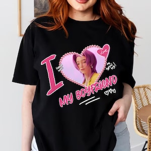 T-shirt vintage bootleg, esthétique gothique idole, chemise de style anime rétro
