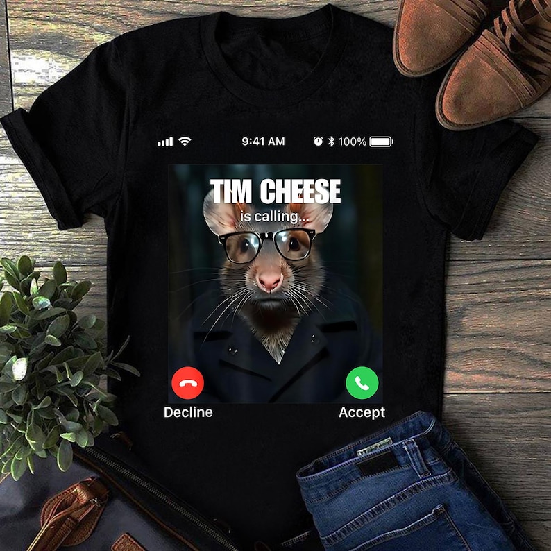 Tim Cheese Memes T-shirt, Brainrot Shirt, Stupid Gifts, Inappropriate Tee