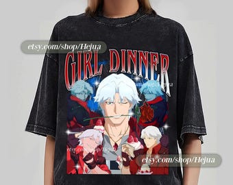 Dante - Girl Dinner Shirt, Devil May Cry shirt, Vergil, DMC shirt