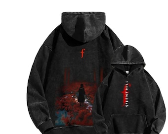 Silent Hill F Hoodie, Horror Survival Game 2 Sided Hoodie, Tsuneki Silent Hill F Hoodie, Horror Survival Game 2 Sided Hoodie, Tsuneki