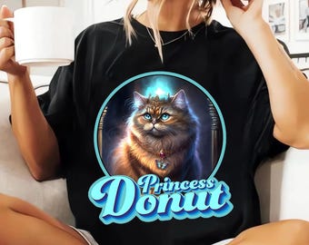 Camiseta para amantes de los libros de mazmorras, regalo de la princesa Donut y Mongo, moda geek