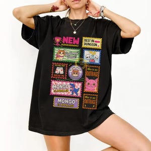 Dungeon Crawler Carl Book Stamps Shirt, Princess Donut Mongo Shirt,  Fantasy Novel Tee