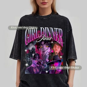 Dîner fille T-shirt unisexe, T-shirt méchant crush