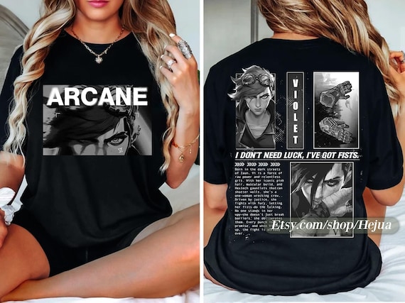 Inspiré des jeux vidéo surdimensionnés Vi Arcane, pour les fans de Vi et Jinx d&#39;Arcane, LOL