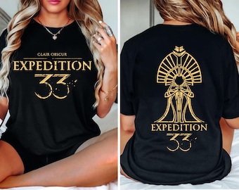 Esquie Clair Obscur Expedition 33 Camisa, Clair Obscur, Regalo de fans, Regalo de jugador