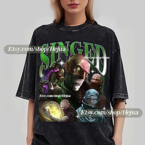 Singed Arcane Bootleg Vintage Streetwear  Anime Apparel fanmerch lol Merchandise Fan gift