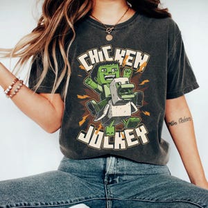 Chicken Jockey Shirt - Funny Farm Animal Tee, Chicken Jockey, Funny Jack Black