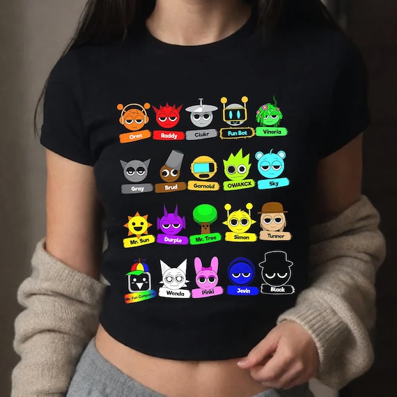 Children's Sprunki T-shirt | Gaming Shirt | Incredibox