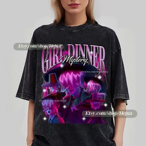 T-shirt vintage bootleg, esthétique gothique idole, chemise de style anime rétro