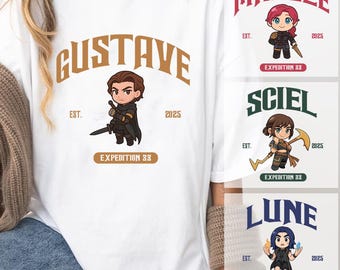 Character Fanart Inspired by Clair Obscur: Expedition 33 Shirt, Clair Obscur, Anime Fan Gift, Gamer Gift