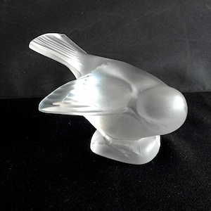 LALIQUE ガラス皿 フロスト彫刻 Lalique crystal bird vase - Etsy 日本