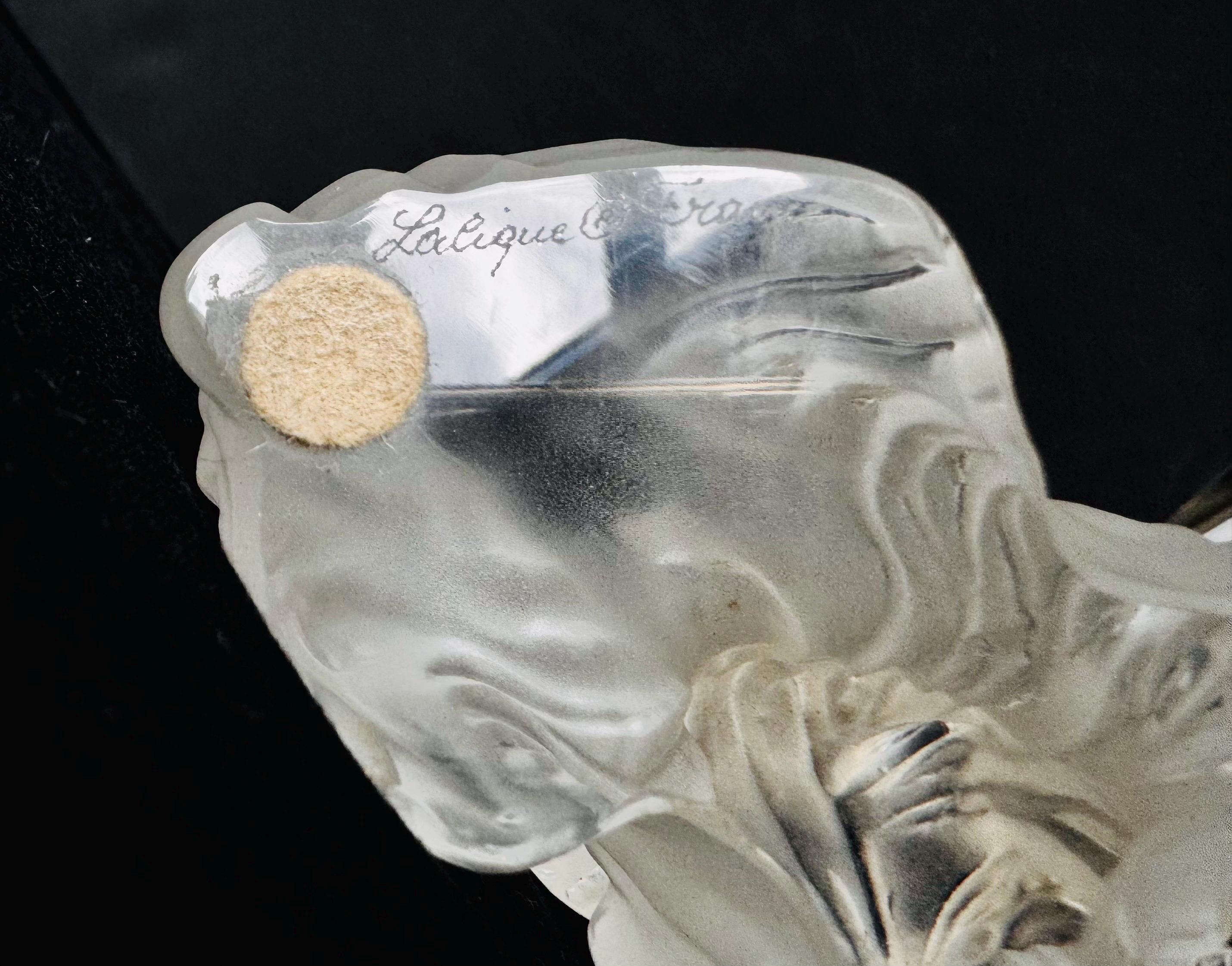Lalique Crystal Yorkshire Terrier Dog Ornament Vintage. - Etsy