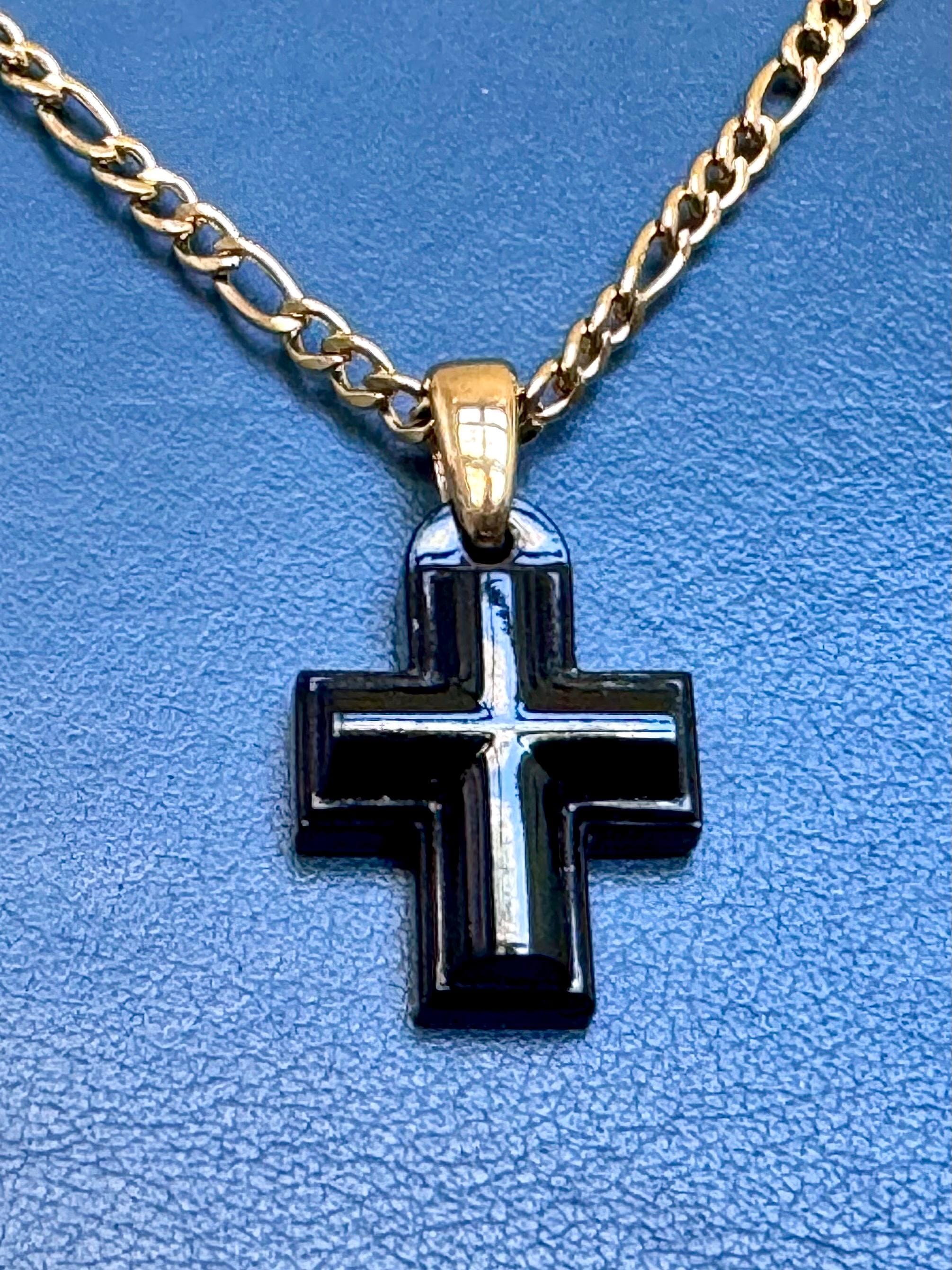 Lalique Cross Necklace - Etsy