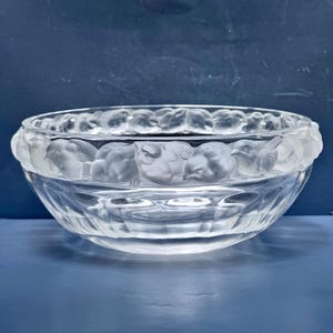 Glass bird bowl lalique - Etsy 日本