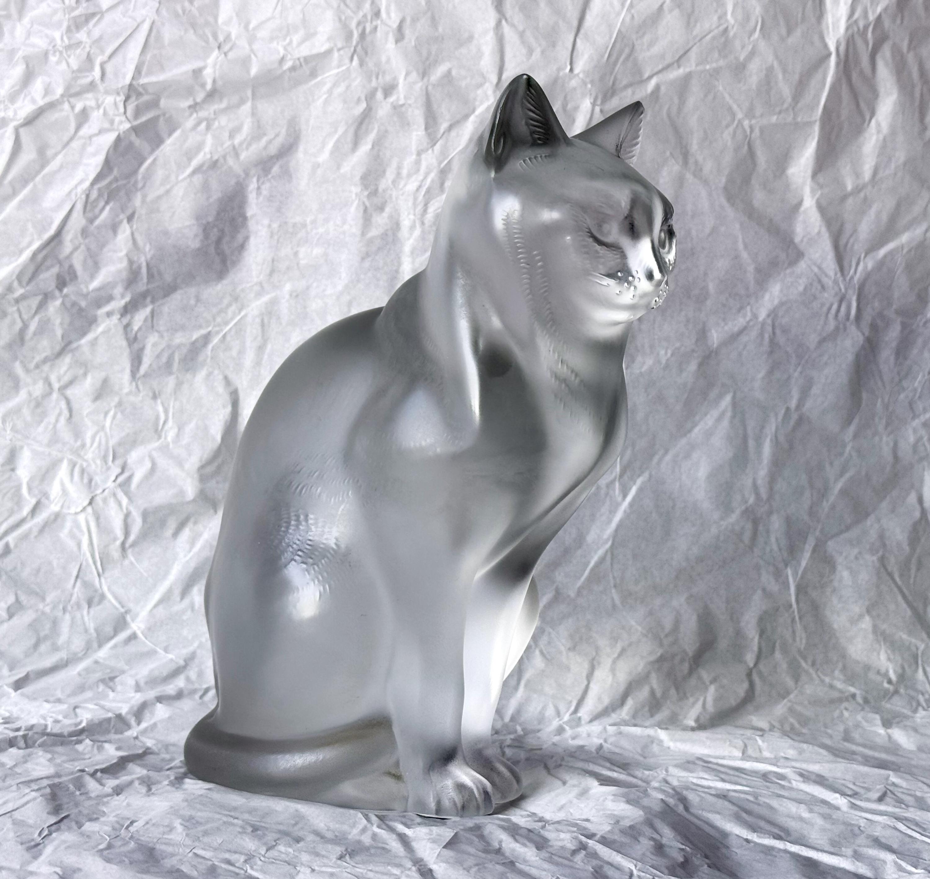 Lalique Cat - Etsy