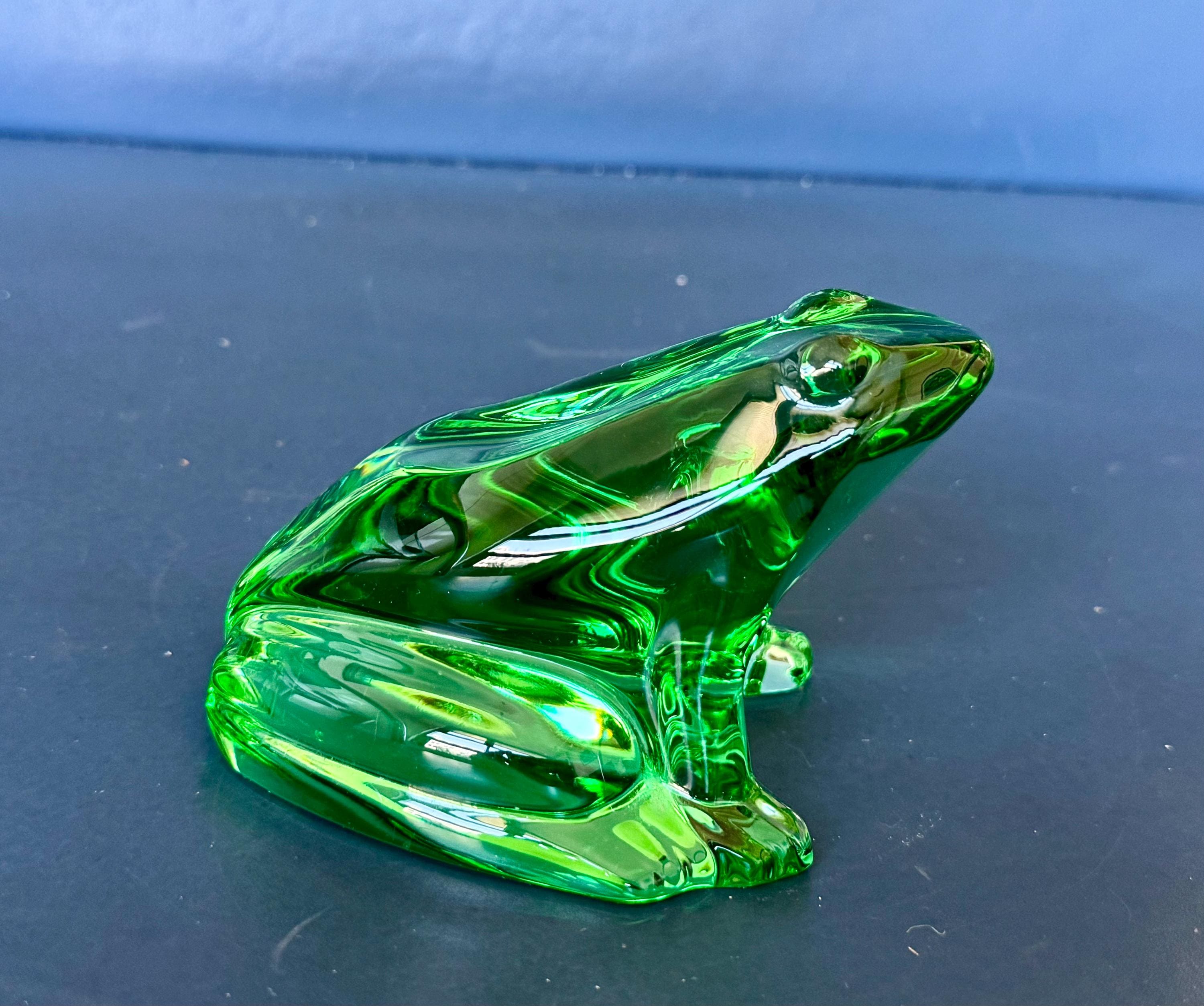 Baccarat Glass Frog - Etsy