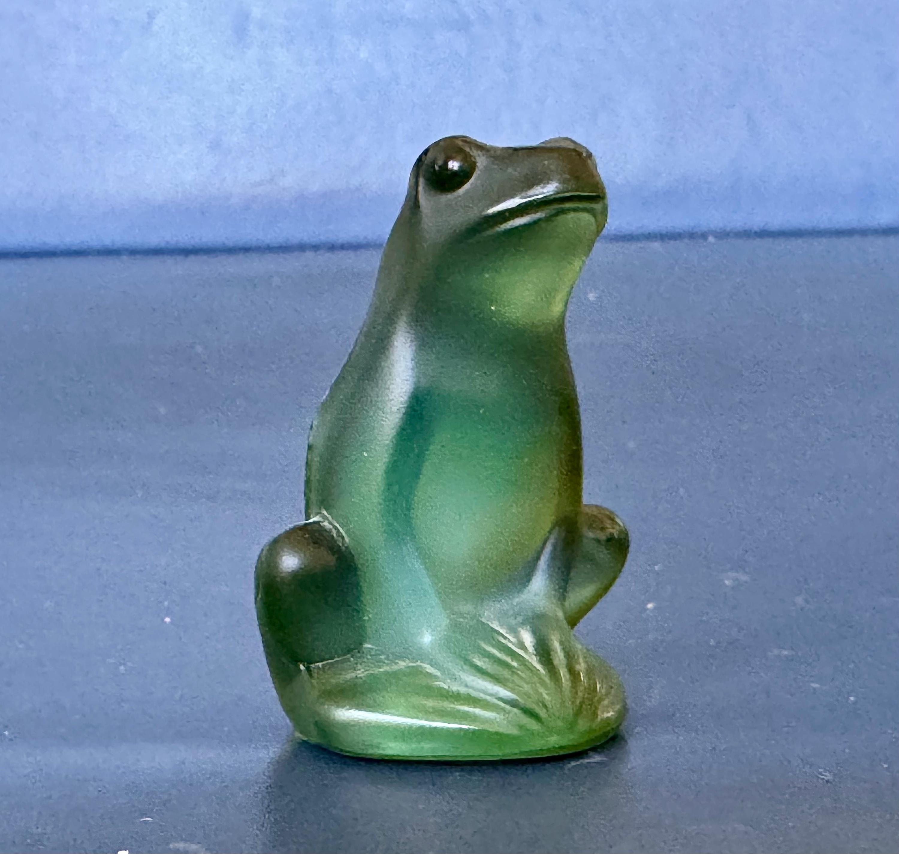 Lalique Frog - Etsy