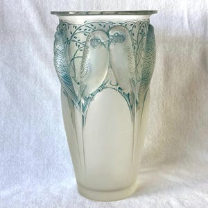 Lalique Birds Vase - Etsy