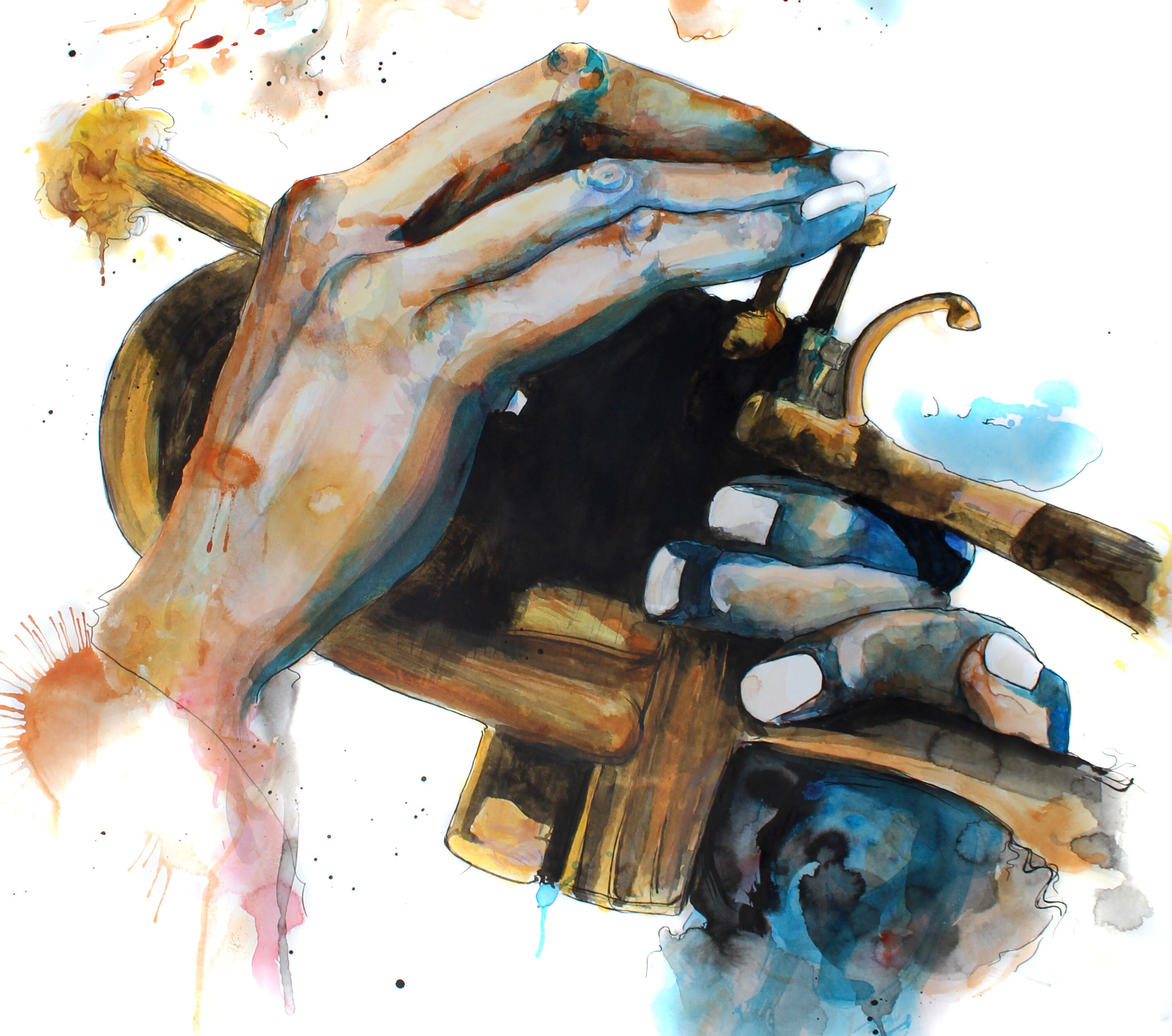 Trumpet Art Print - Jazz Poster - Miles Davis Art - Surreal Art