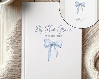 Kristen bönedagbok personlig anteckningsbok för kvinnor bibelstudier anteckningsbok anpassad religiös present till henne bibelversjournal flicka tro gåva Jesus