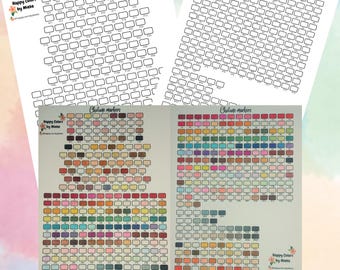 Chotune Color Chart: Complete for Set 36, 60, 168 or 262 (PDF