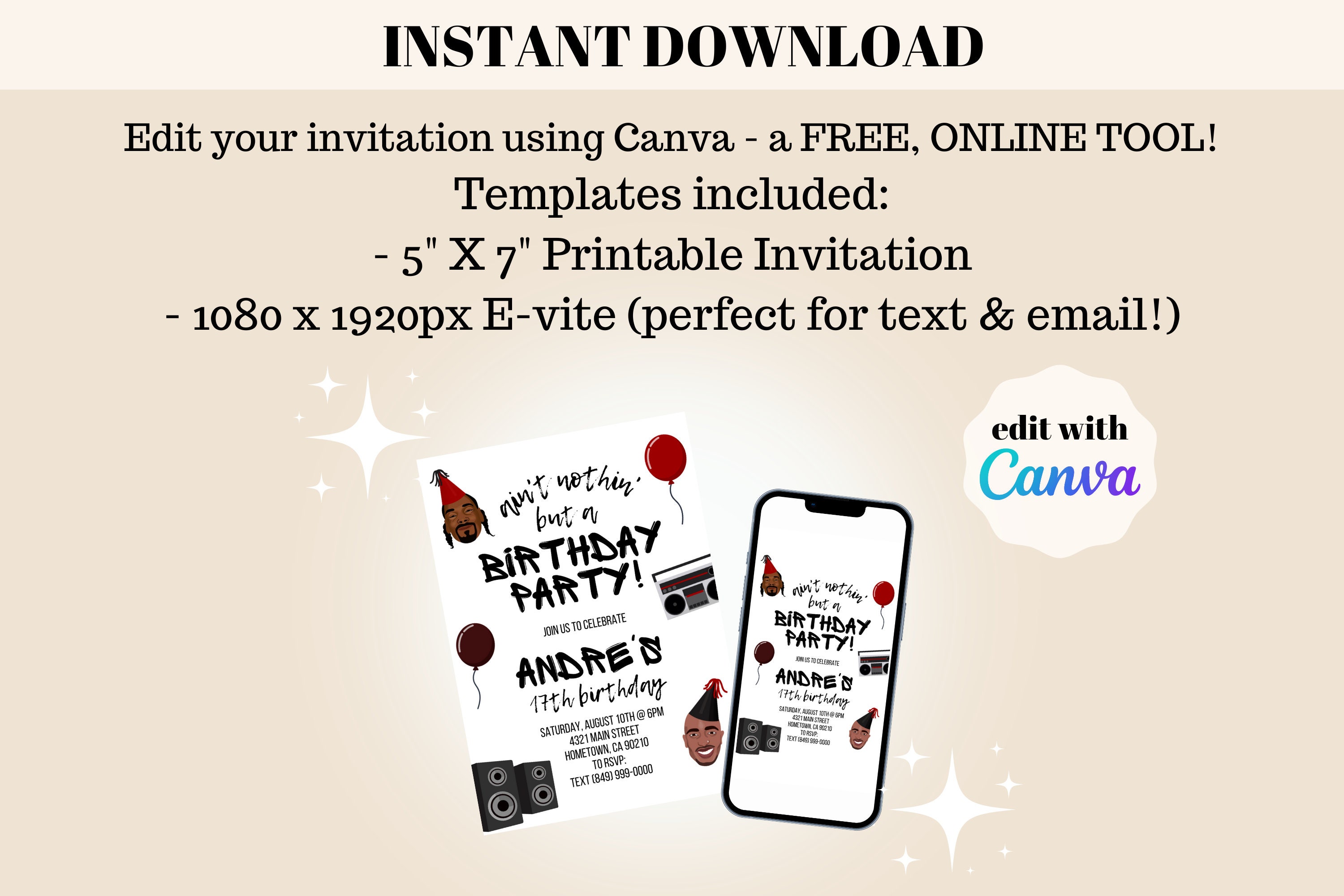 Nightmare Baby Shower Invitation, Little Nightmare on the