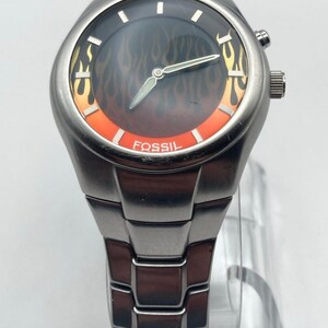 Fossil Big Tic Flame Animation JR-8115 Men's Watch 39mm - New Batteries Works image 10