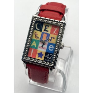 Arjang and Company Postage Stamp Women's Watch - Fresh Battery - Adjustable WR image 1