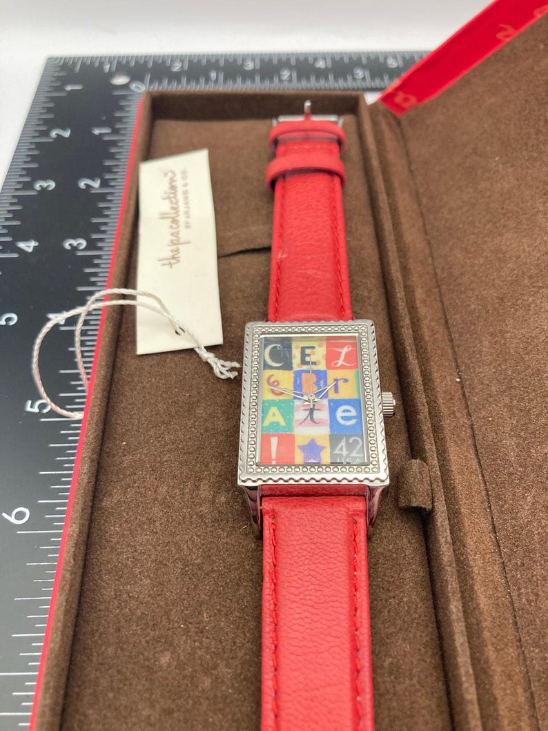 Arjang and Company Postage Stamp Women's Watch - Fresh Battery - Adjustable WR image 8