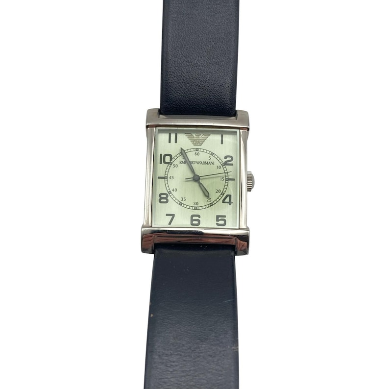 Emporio Armani AR-0211 Men's Military Tank Style Watch 26mm - New Battery WR image 4