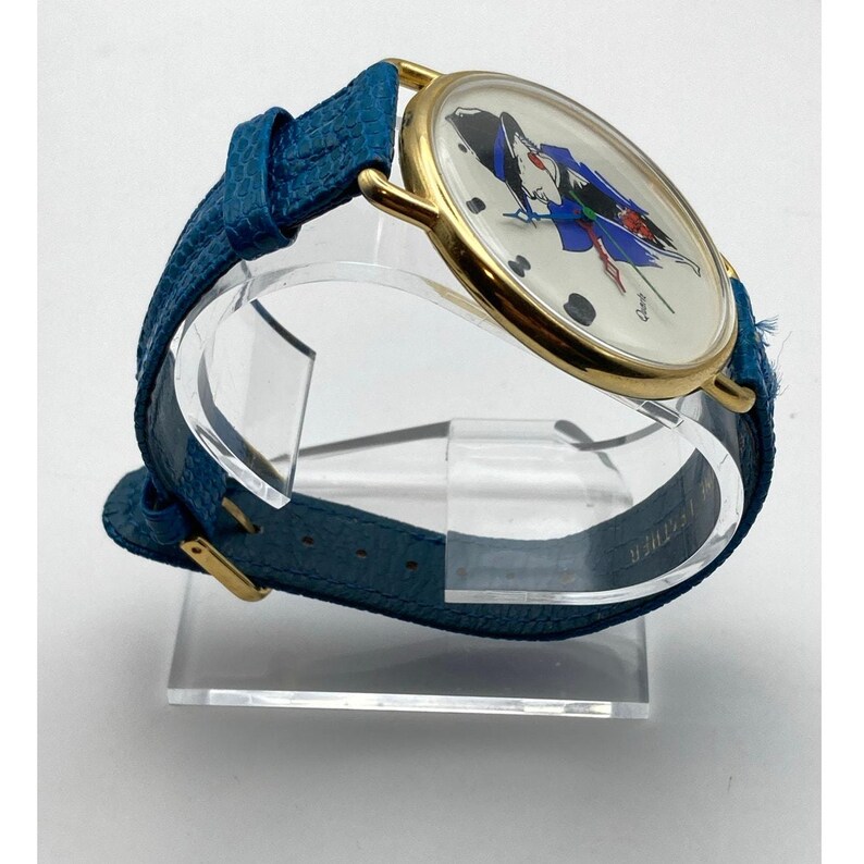 Unique Art Illustrated Vintage Women's Watch 44mm - New Battery Adjustable image 6