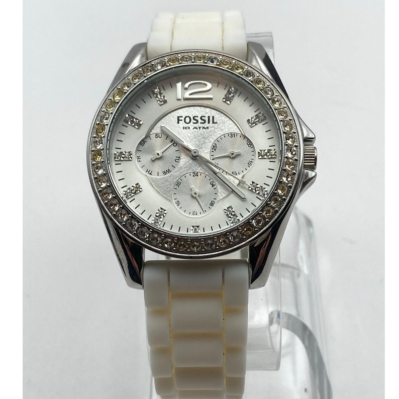 Fossil Riley ES2344 Women's Watch 38mm - Fresh Battery - WR 100m Adjustable image 5