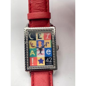 Arjang and Company Postage Stamp Women's Watch - Fresh Battery - Adjustable WR image 6