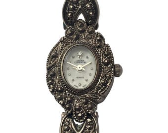 Sarah Coventry Quartz Women's Watch 18mm - New Battery - Multible Wrist Size