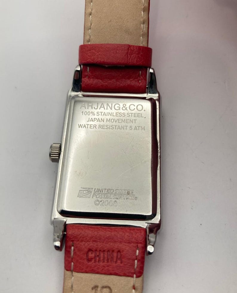 Arjang and Company Postage Stamp Women's Watch - Fresh Battery - Adjustable WR image 12