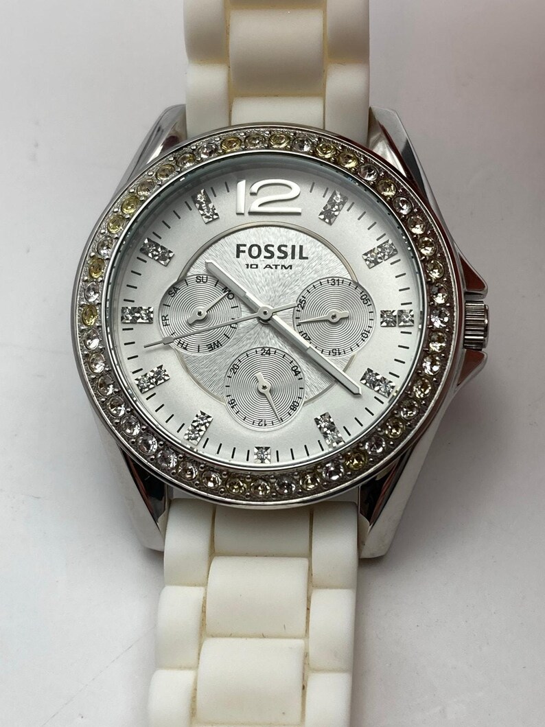 Fossil Riley ES2344 Women's Watch 38mm - Fresh Battery - WR 100m Adjustable image 10