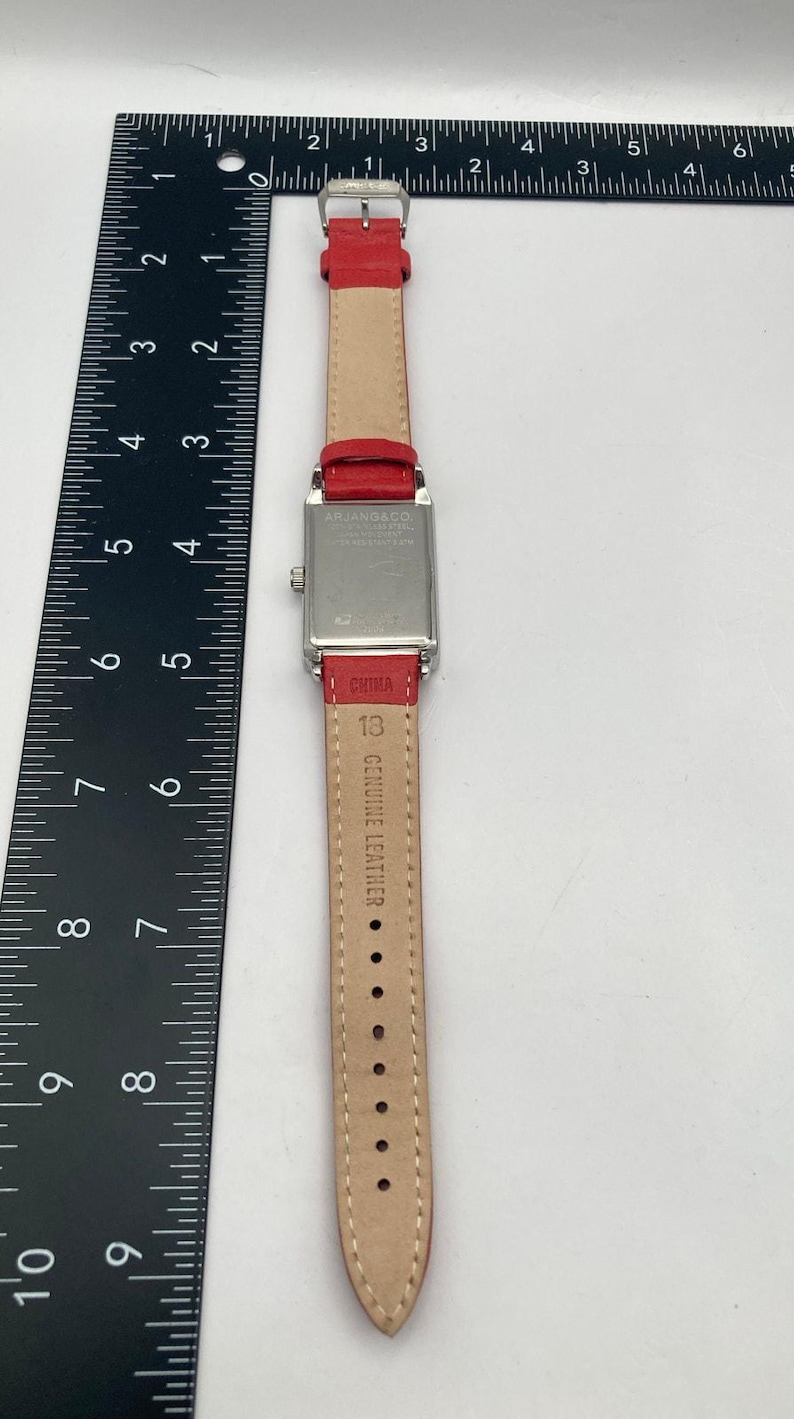 Arjang and Company Postage Stamp Women's Watch - Fresh Battery - Adjustable WR image 11