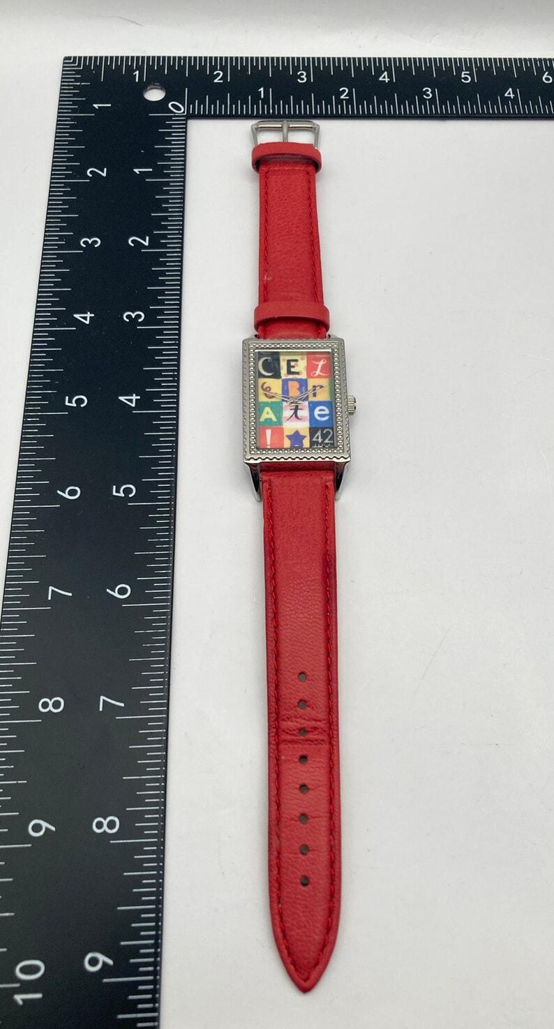 Arjang and Company Postage Stamp Women's Watch - Fresh Battery - Adjustable WR image 10